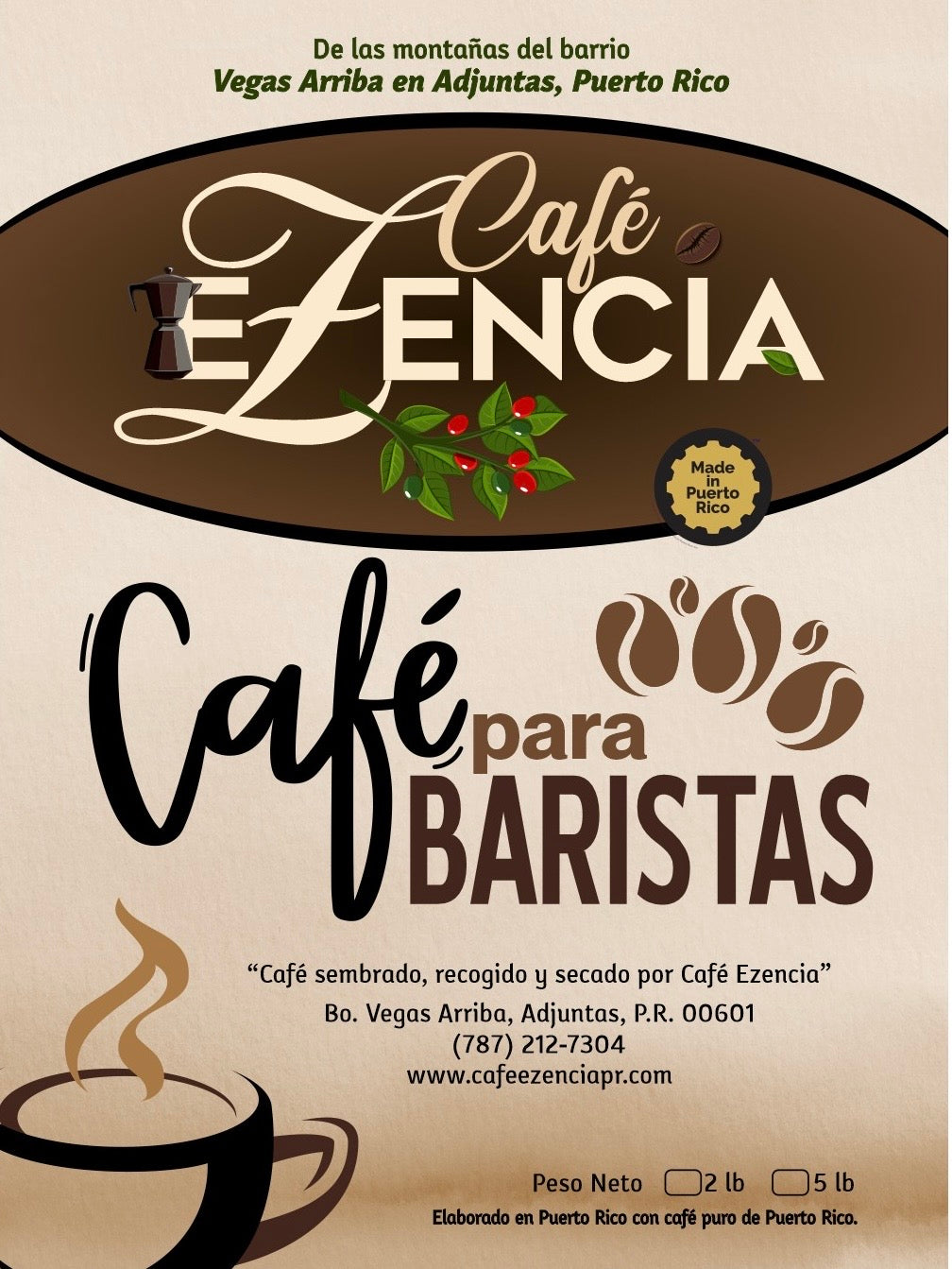 Bussines Coffee Barista Edition 5 pack to 2 lb / 5 empaques de 2Lb